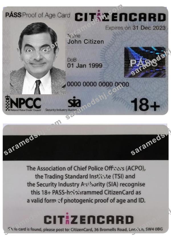 UK pass citizen card